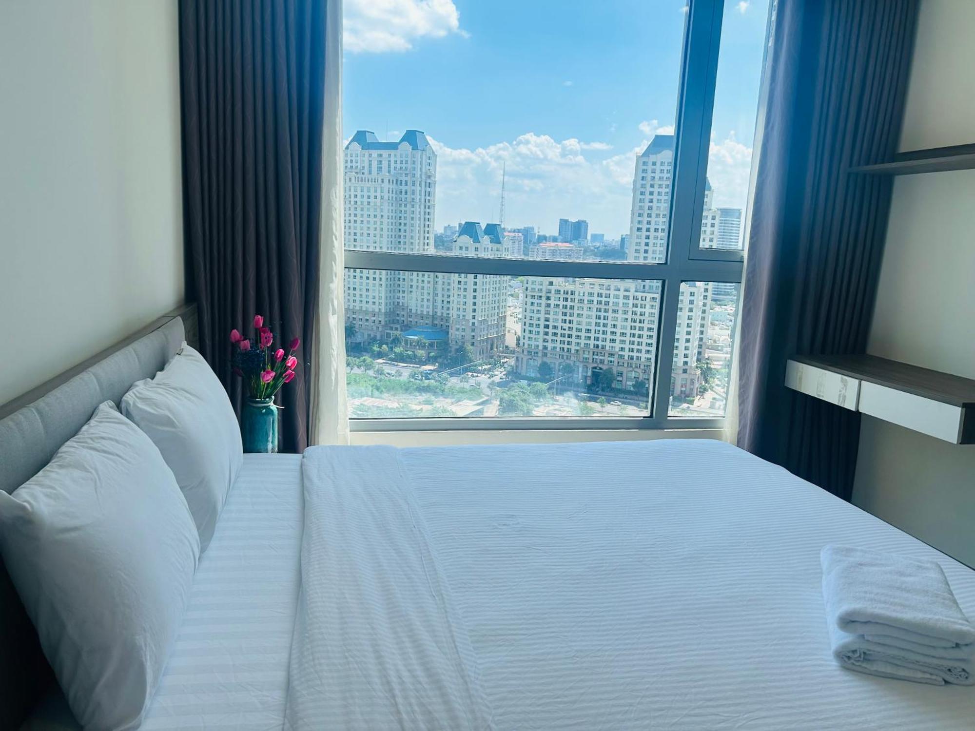 Luxhomes Saigon - Vinhomes Central Park Ho Chi Minh-staden Exteriör bild